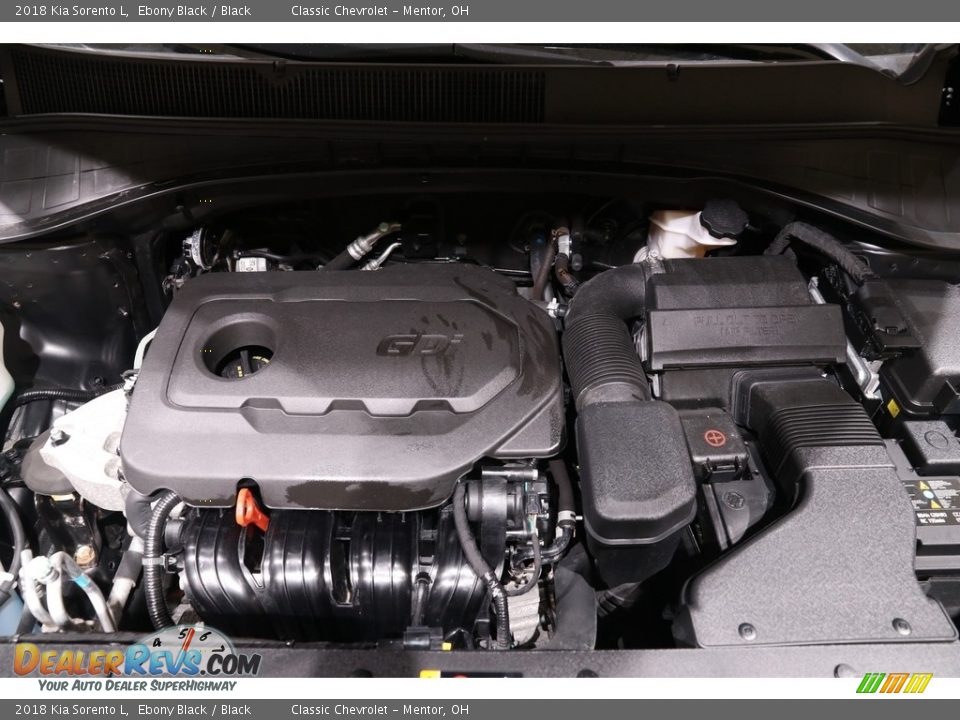 2018 Kia Sorento L 2.4 Liter GDI DOHC 16-Valve CVVT 4 Cylinder Engine Photo #17
