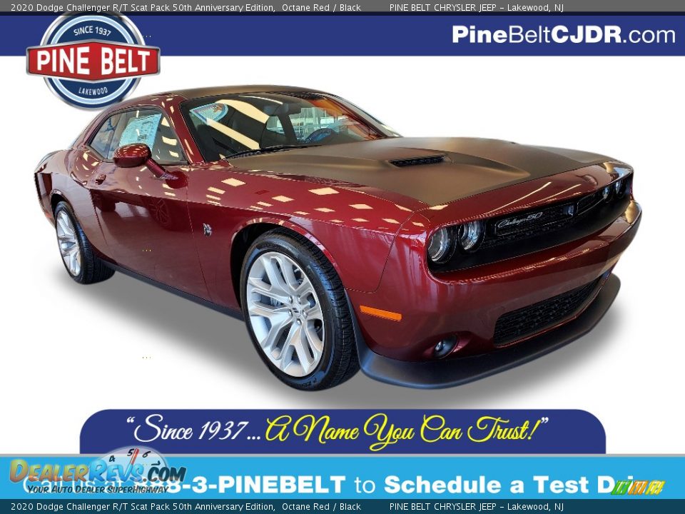 2020 Dodge Challenger R/T Scat Pack 50th Anniversary Edition Octane Red / Black Photo #1