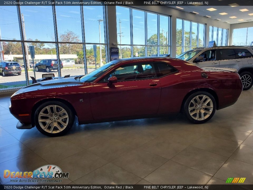 2020 Dodge Challenger R/T Scat Pack 50th Anniversary Edition Octane Red / Black Photo #6