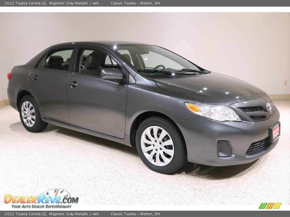 2012 Toyota Corolla LE Magnetic Gray Metallic / Ash Photo #1