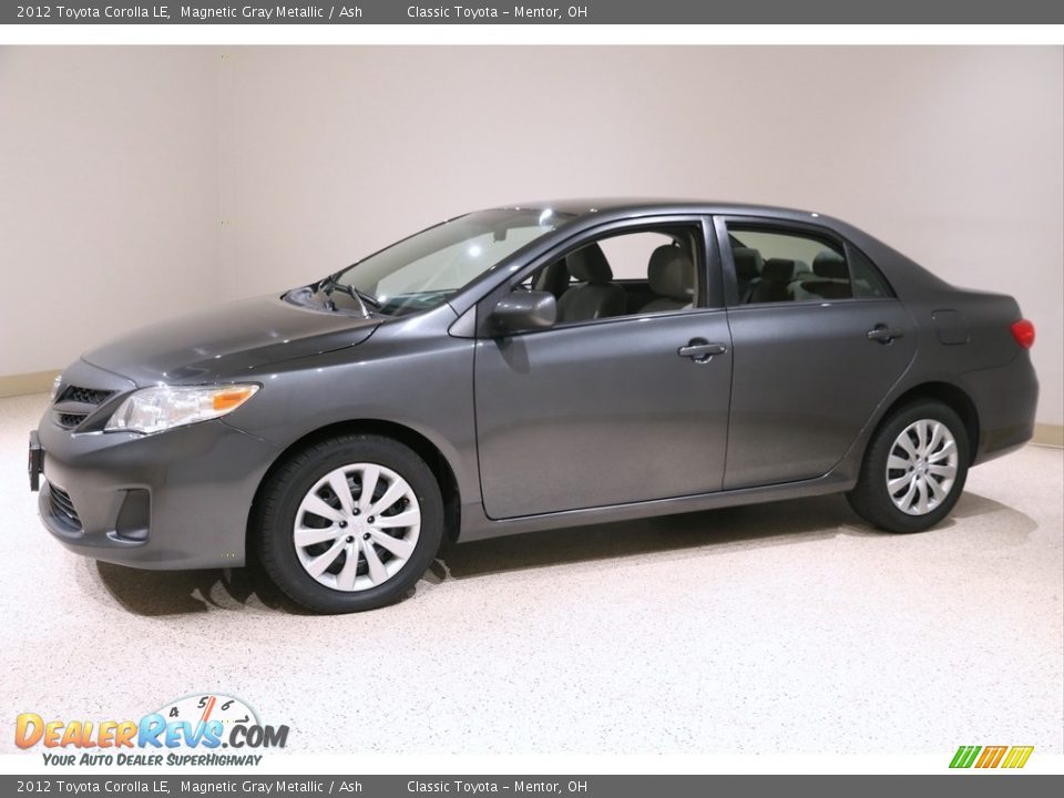 2012 Toyota Corolla LE Magnetic Gray Metallic / Ash Photo #3