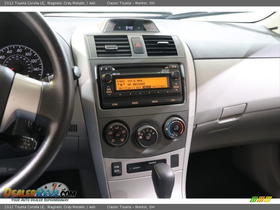 2012 Toyota Corolla LE Magnetic Gray Metallic / Ash Photo #8