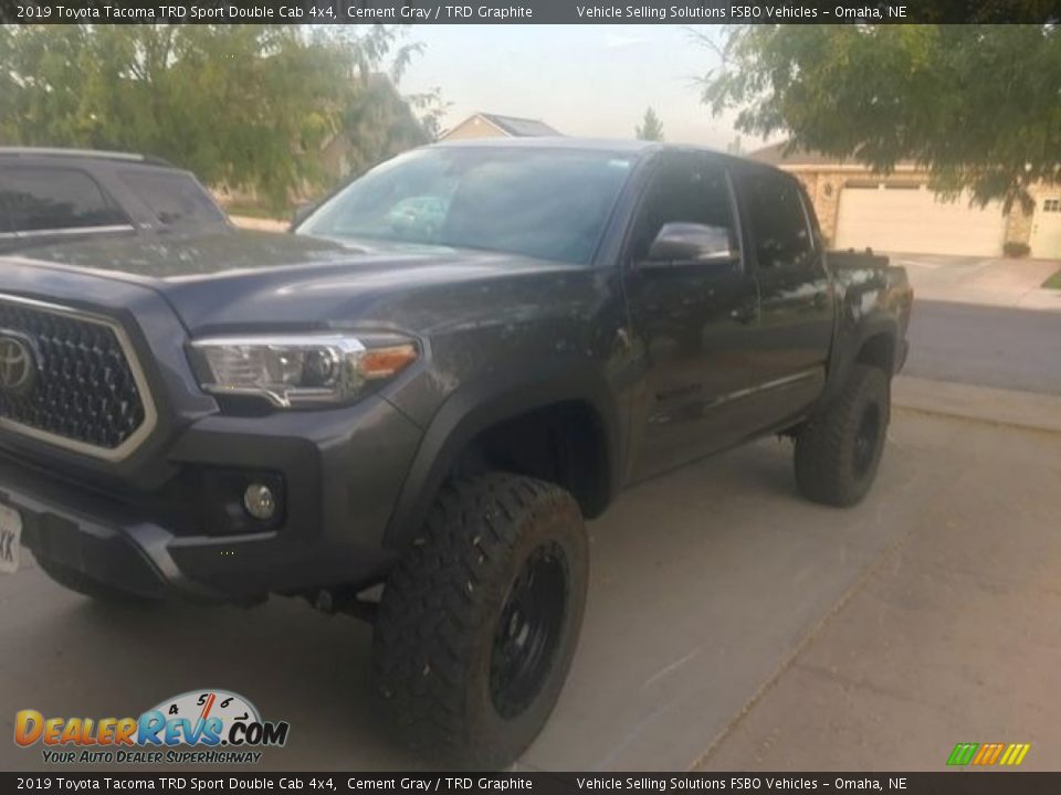 2019 Toyota Tacoma TRD Sport Double Cab 4x4 Cement Gray / TRD Graphite Photo #1