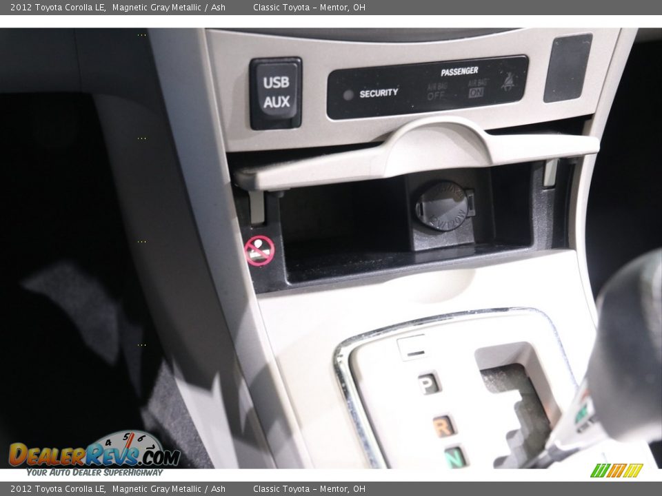 2012 Toyota Corolla LE Magnetic Gray Metallic / Ash Photo #10