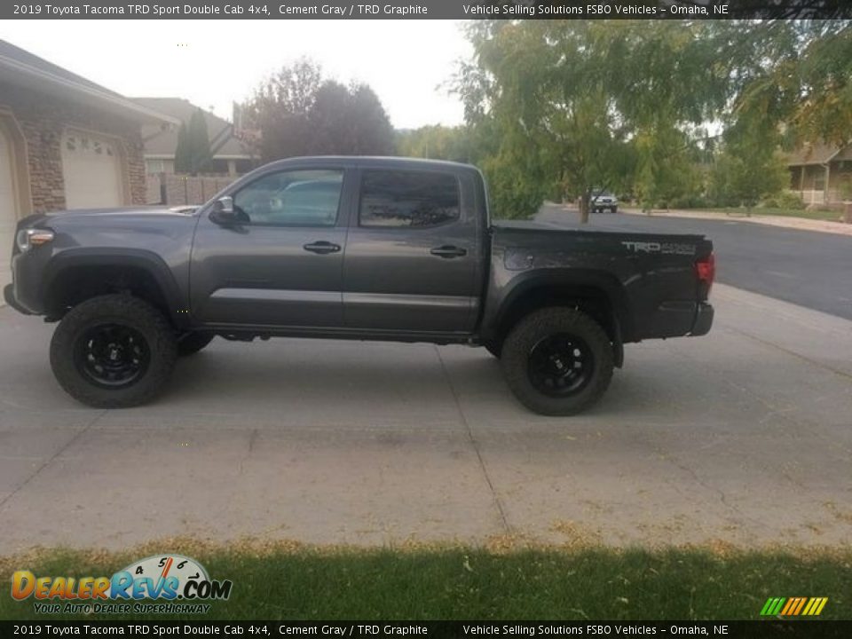 2019 Toyota Tacoma TRD Sport Double Cab 4x4 Cement Gray / TRD Graphite Photo #3