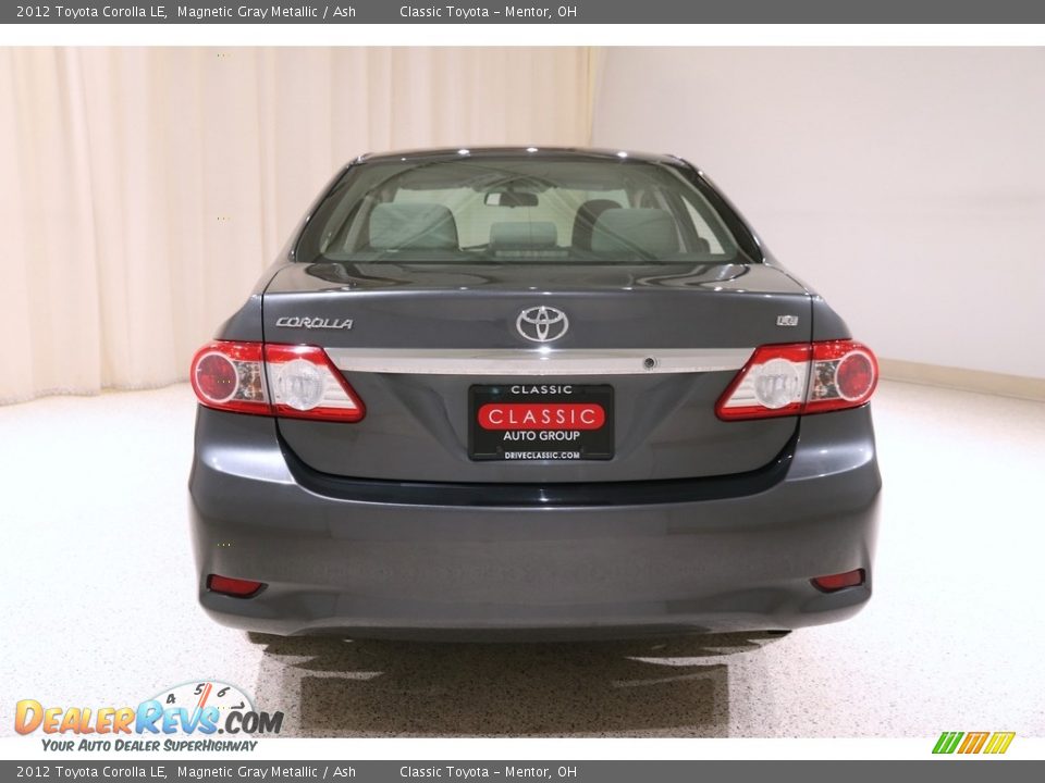 2012 Toyota Corolla LE Magnetic Gray Metallic / Ash Photo #14