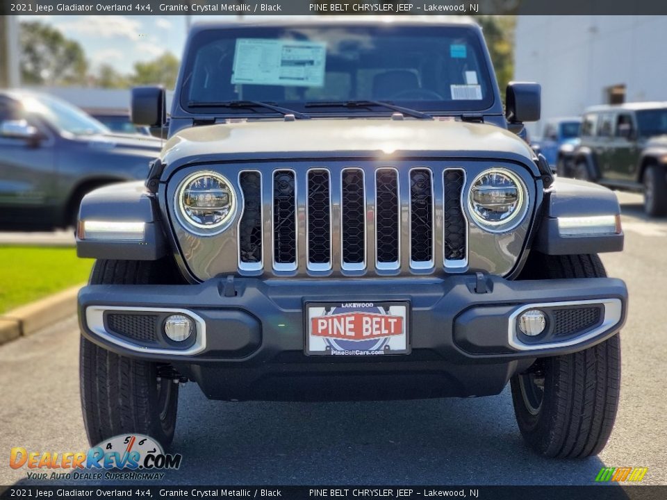 2021 Jeep Gladiator Overland 4x4 Granite Crystal Metallic / Black Photo #3