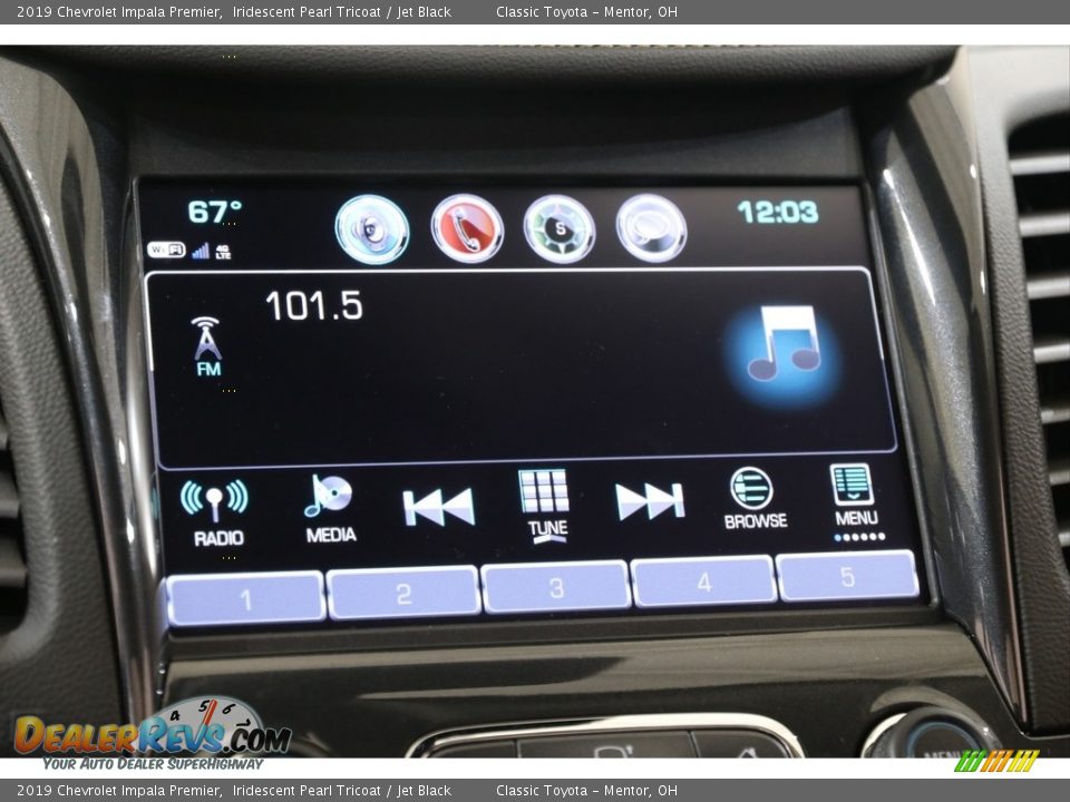 2019 Chevrolet Impala Premier Iridescent Pearl Tricoat / Jet Black Photo #10