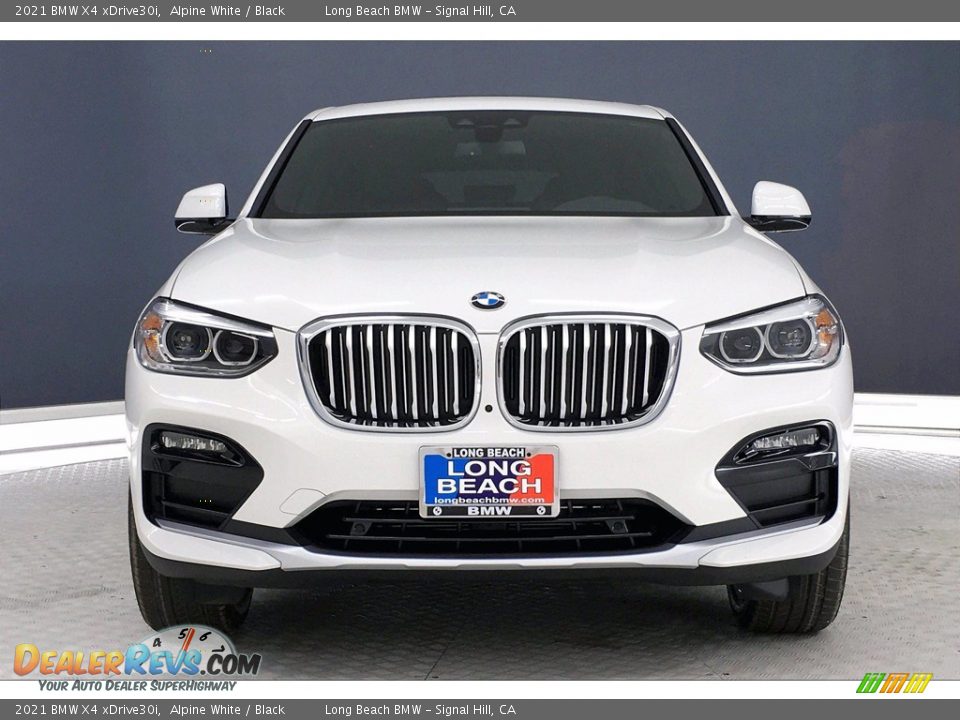 2021 BMW X4 xDrive30i Alpine White / Black Photo #2