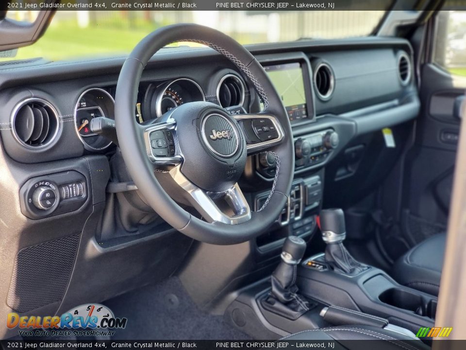 2021 Jeep Gladiator Overland 4x4 Granite Crystal Metallic / Black Photo #9