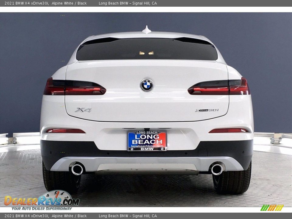 2021 BMW X4 xDrive30i Alpine White / Black Photo #4