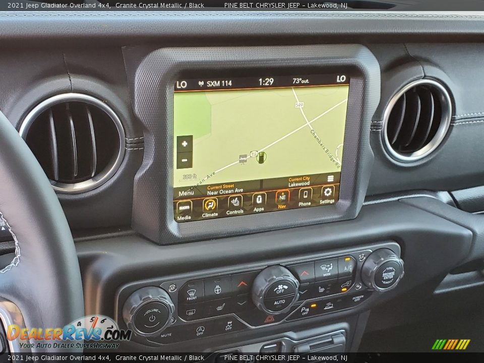 Navigation of 2021 Jeep Gladiator Overland 4x4 Photo #13