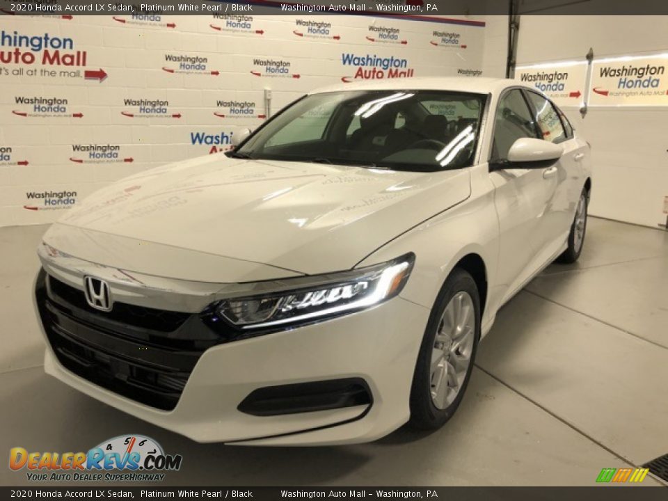 2020 Honda Accord LX Sedan Platinum White Pearl / Black Photo #1