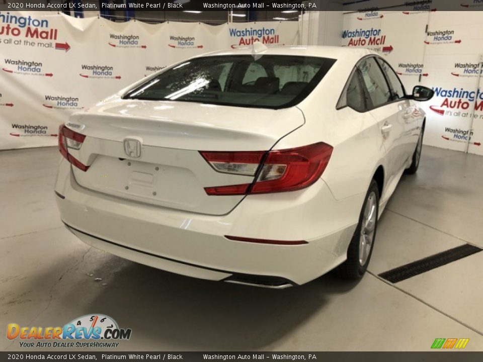 2020 Honda Accord LX Sedan Platinum White Pearl / Black Photo #3