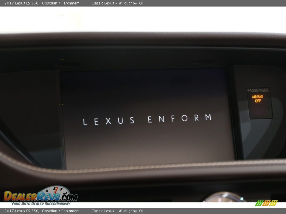 2017 Lexus ES 350 Obsidian / Parchment Photo #11