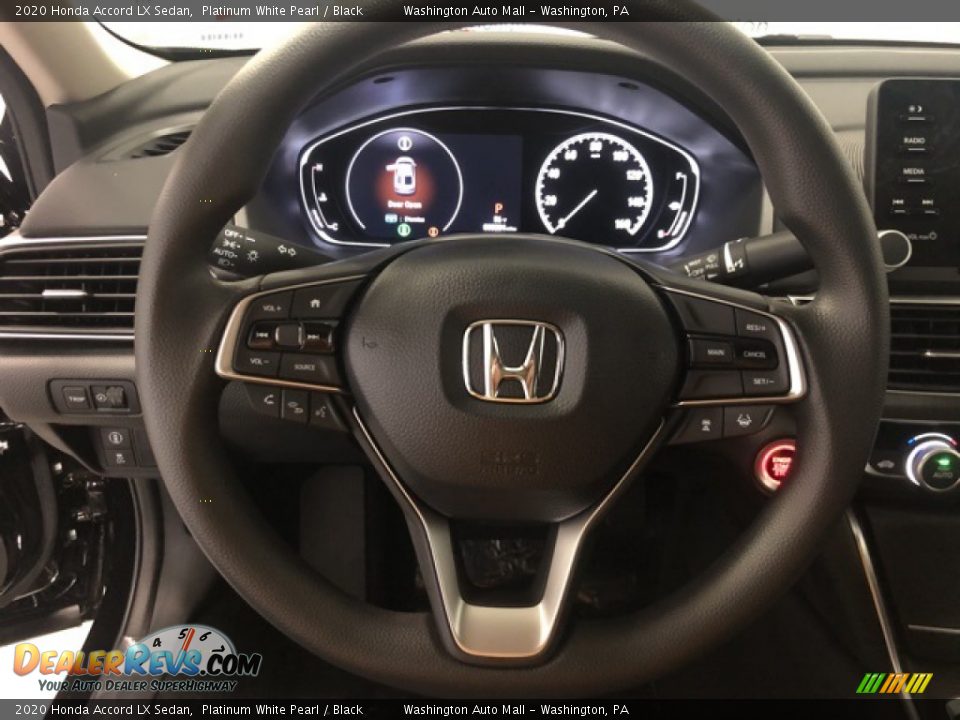 2020 Honda Accord LX Sedan Platinum White Pearl / Black Photo #12