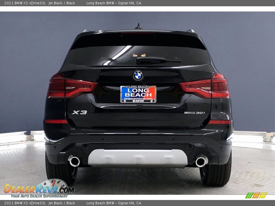 2021 BMW X3 sDrive30i Jet Black / Black Photo #4