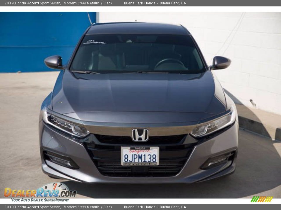 2019 Honda Accord Sport Sedan Modern Steel Metallic / Black Photo #7