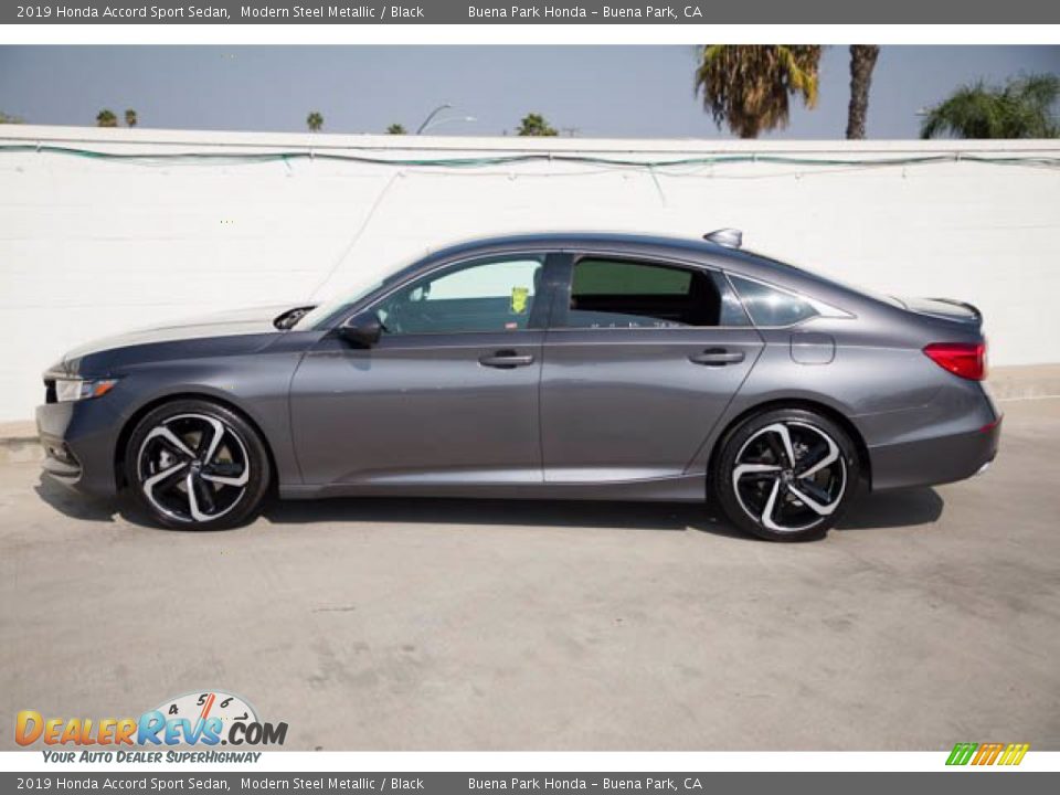 2019 Honda Accord Sport Sedan Modern Steel Metallic / Black Photo #8