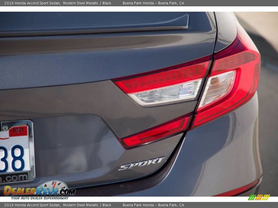2019 Honda Accord Sport Sedan Modern Steel Metallic / Black Photo #11