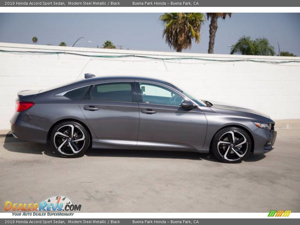 2019 Honda Accord Sport Sedan Modern Steel Metallic / Black Photo #12