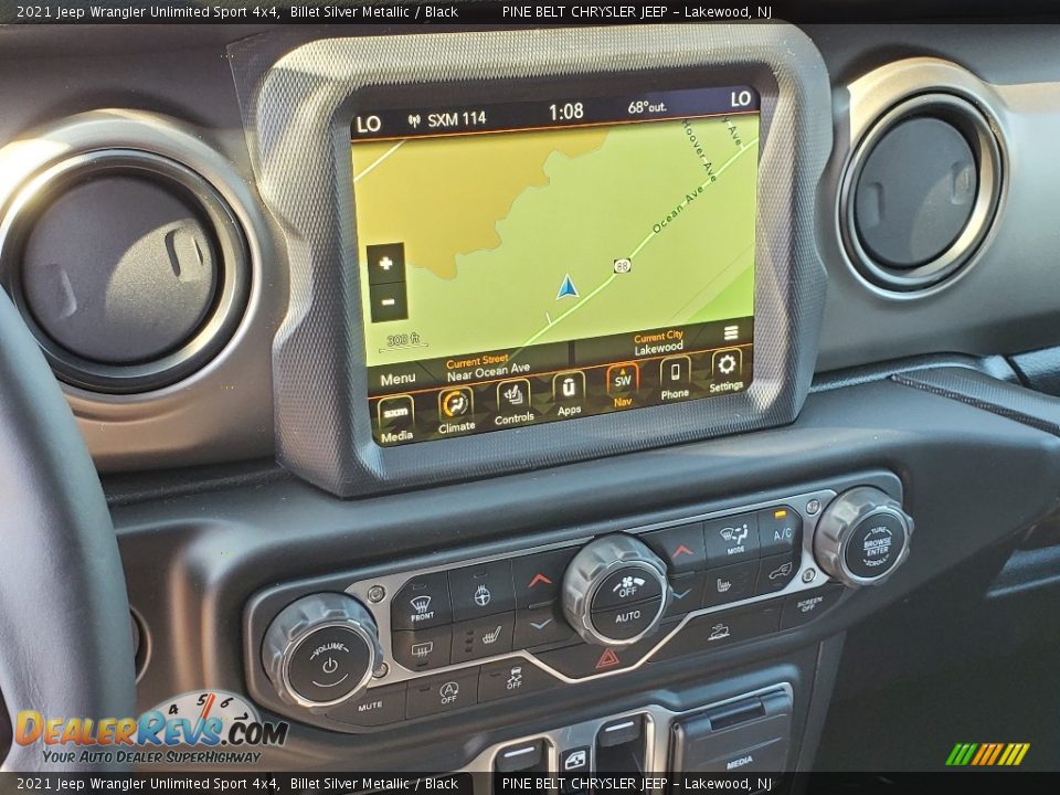 Navigation of 2021 Jeep Wrangler Unlimited Sport 4x4 Photo #14