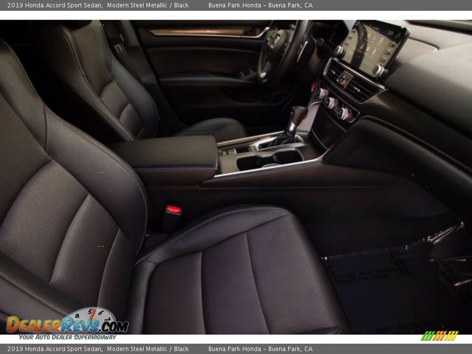 2019 Honda Accord Sport Sedan Modern Steel Metallic / Black Photo #22