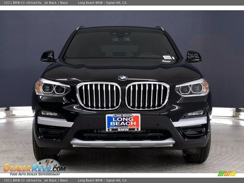 2021 BMW X3 xDrive30e Jet Black / Black Photo #2