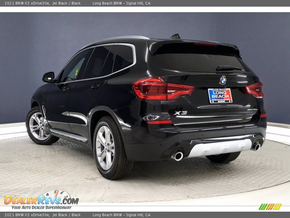 2021 BMW X3 xDrive30e Jet Black / Black Photo #3