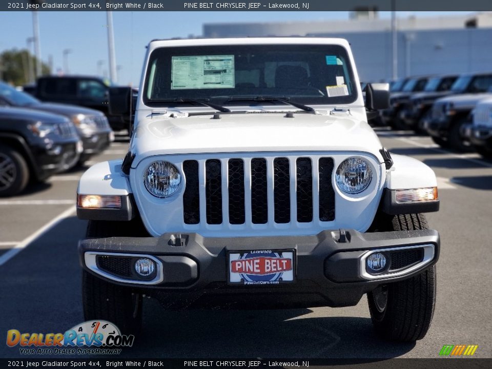 2021 Jeep Gladiator Sport 4x4 Bright White / Black Photo #3