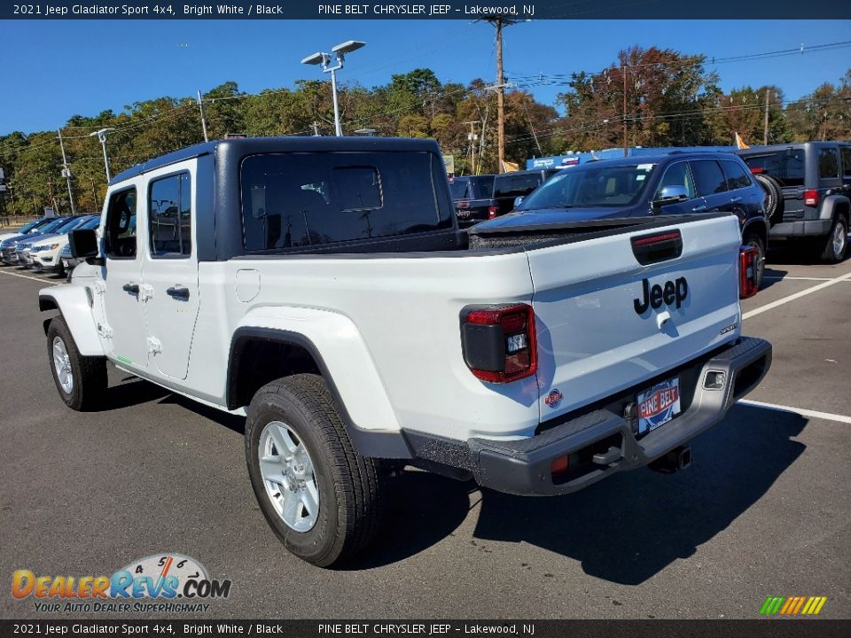 2021 Jeep Gladiator Sport 4x4 Bright White / Black Photo #6