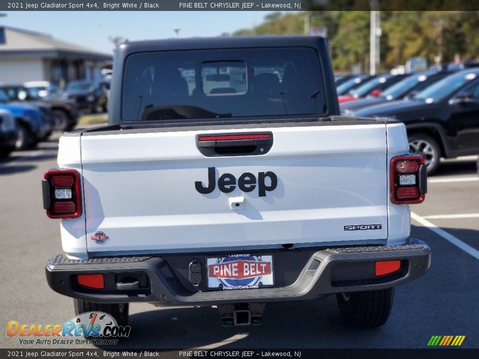 2021 Jeep Gladiator Sport 4x4 Bright White / Black Photo #7