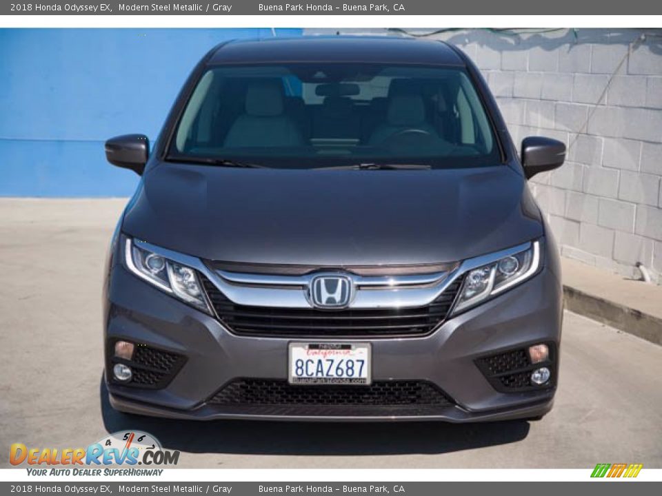 2018 Honda Odyssey EX Modern Steel Metallic / Gray Photo #7