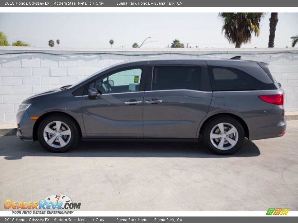 2018 Honda Odyssey EX Modern Steel Metallic / Gray Photo #8