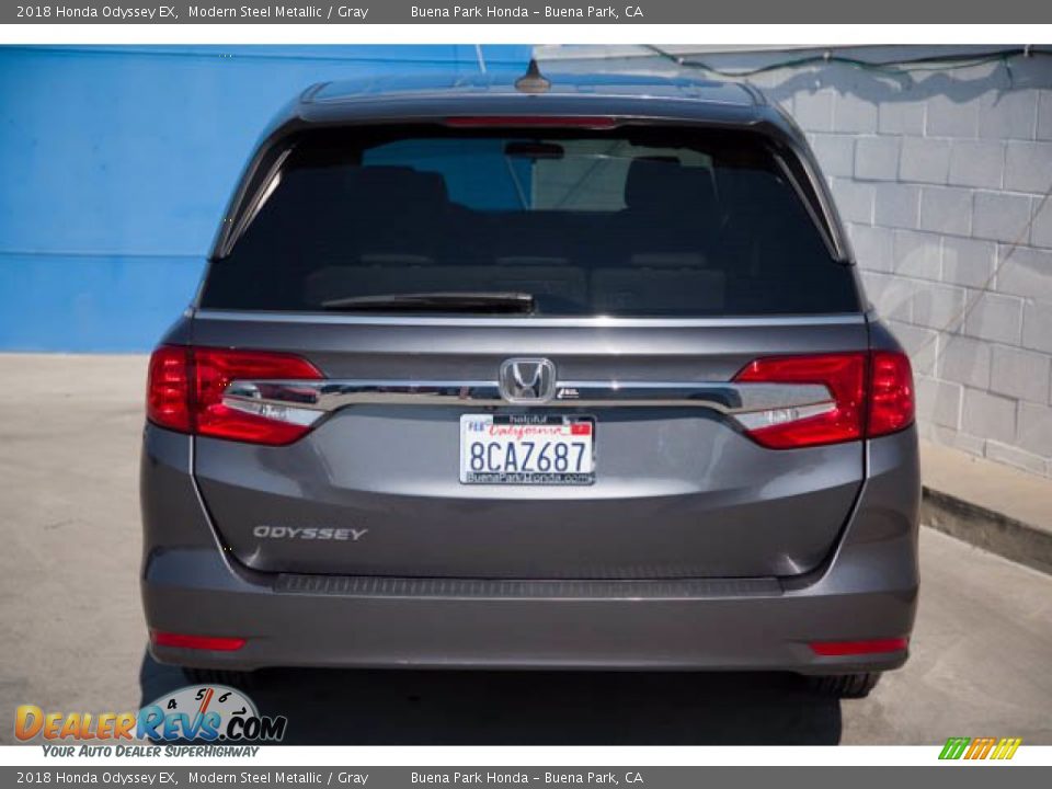 2018 Honda Odyssey EX Modern Steel Metallic / Gray Photo #9