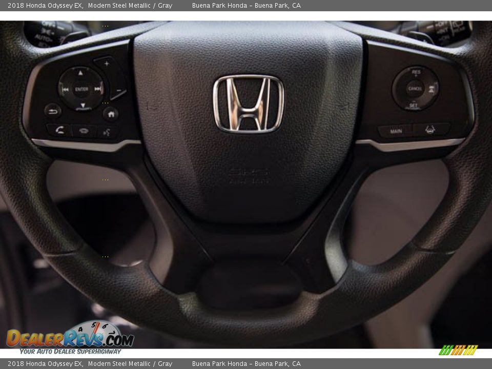 2018 Honda Odyssey EX Modern Steel Metallic / Gray Photo #11