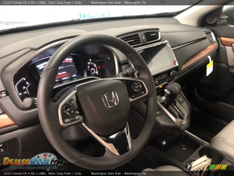 2020 Honda CR-V EX-L AWD Sonic Gray Pearl / Gray Photo #11