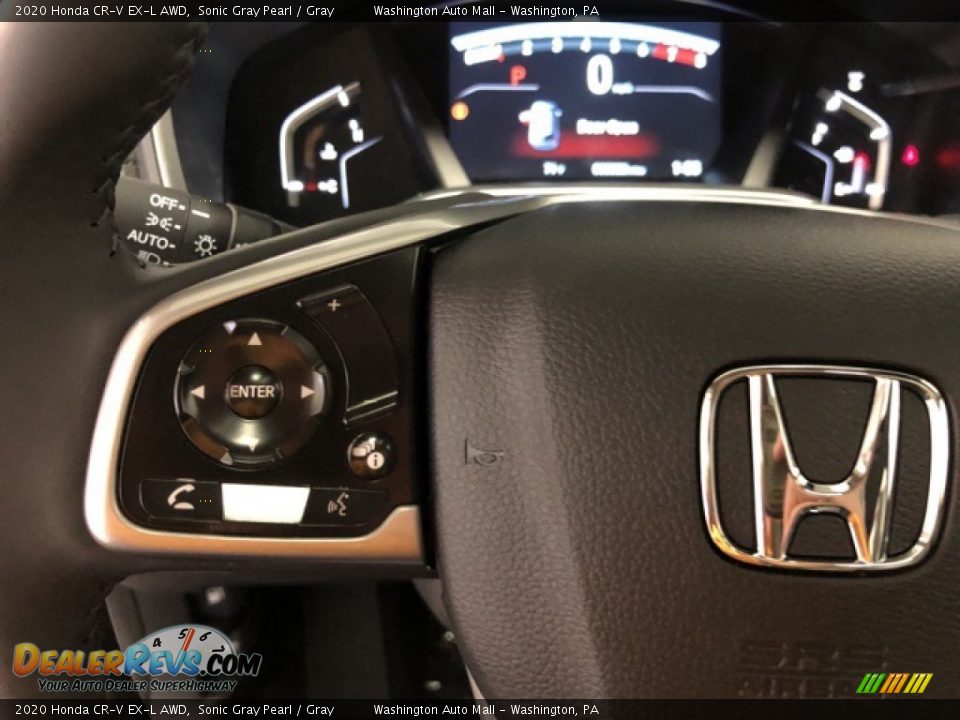2020 Honda CR-V EX-L AWD Sonic Gray Pearl / Gray Photo #13
