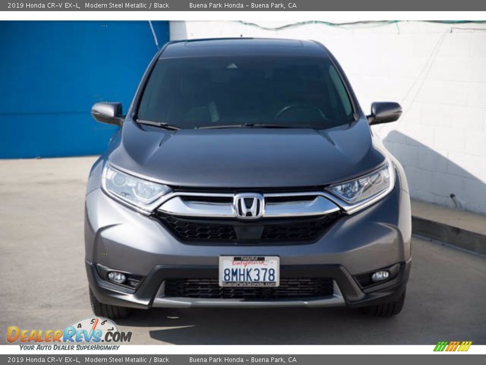 2019 Honda CR-V EX-L Modern Steel Metallic / Black Photo #7