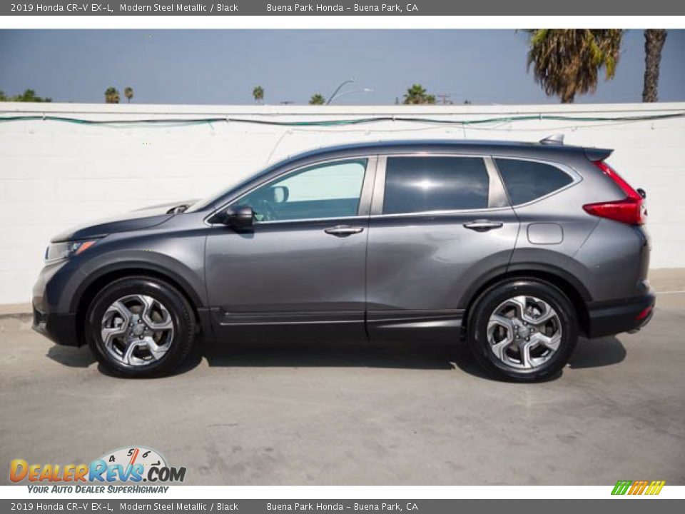 2019 Honda CR-V EX-L Modern Steel Metallic / Black Photo #8