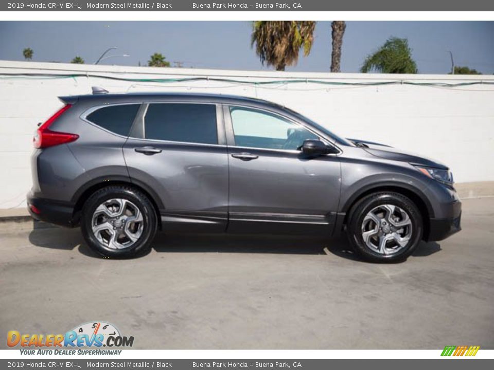 2019 Honda CR-V EX-L Modern Steel Metallic / Black Photo #10