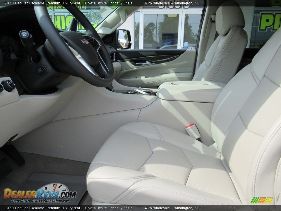 2020 Cadillac Escalade Premium Luxury 4WD Crystal White Tricoat / Shale Photo #9