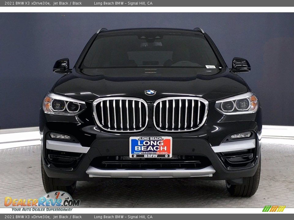 2021 BMW X3 xDrive30e Jet Black / Black Photo #2