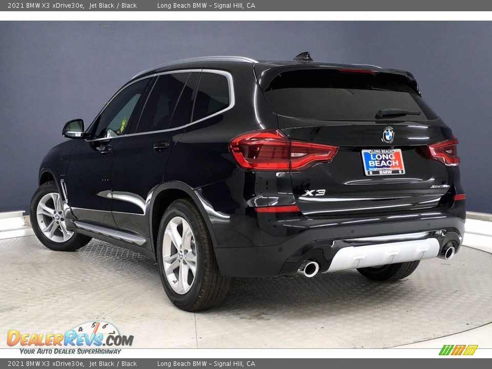 2021 BMW X3 xDrive30e Jet Black / Black Photo #3