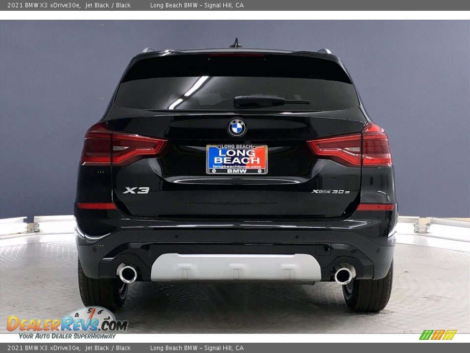 2021 BMW X3 xDrive30e Jet Black / Black Photo #4
