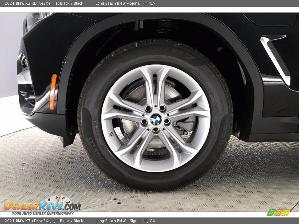 2021 BMW X3 xDrive30e Jet Black / Black Photo #12