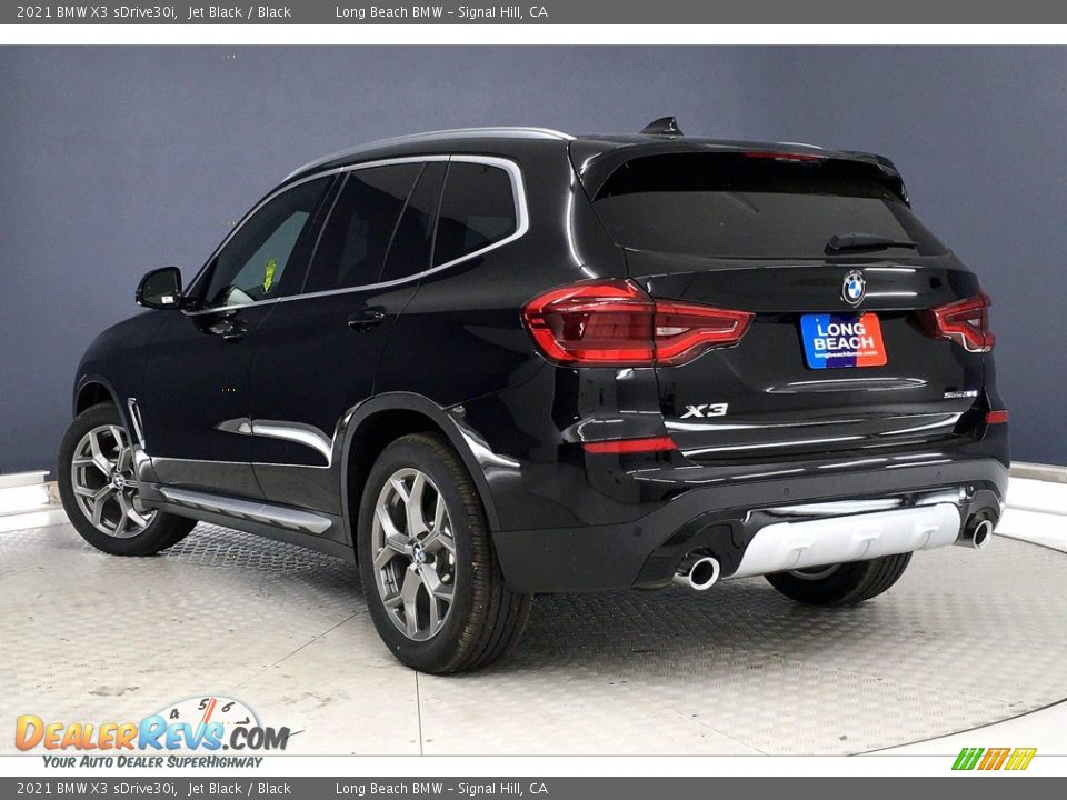 2021 BMW X3 sDrive30i Jet Black / Black Photo #3