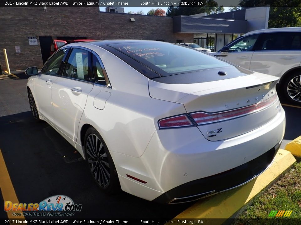 2017 Lincoln MKZ Black Label AWD White Platinum / Chalet Theme Photo #2