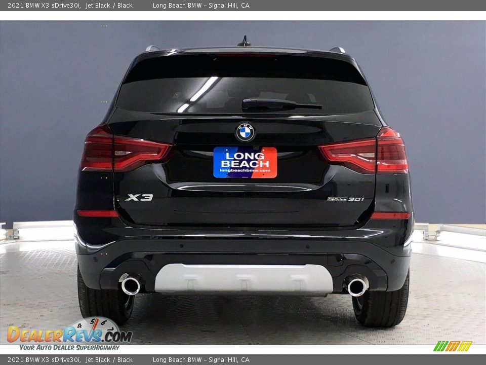 2021 BMW X3 sDrive30i Jet Black / Black Photo #4