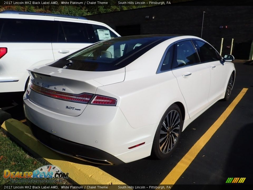 2017 Lincoln MKZ Black Label AWD White Platinum / Chalet Theme Photo #4